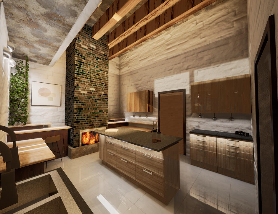 KITCHEN DESIGN CONCEPT RENDER