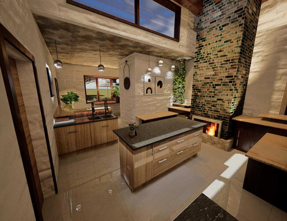 KITCHEN DESIGN CONCEPT RENDER