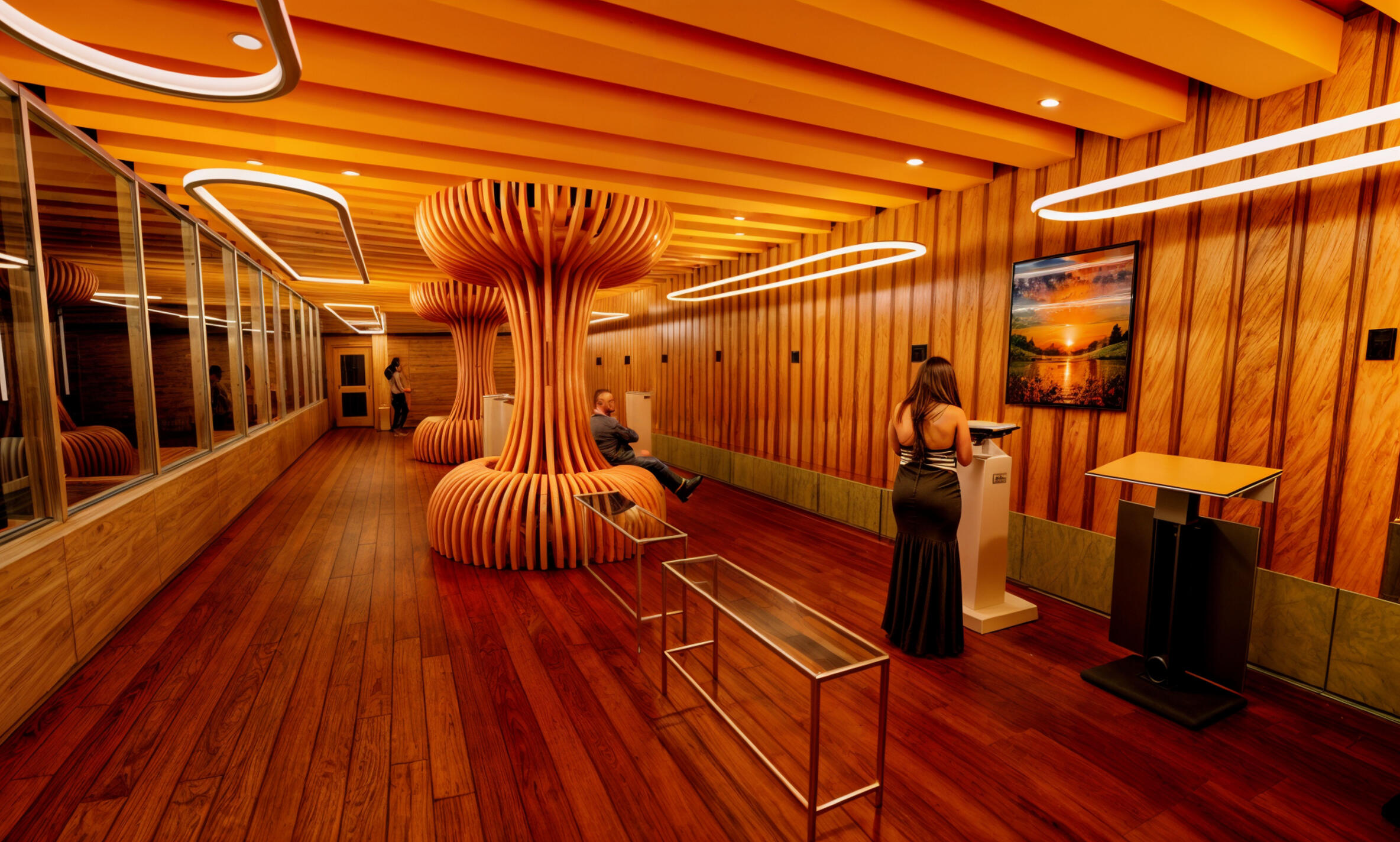 Art Gallery Design Concept Render